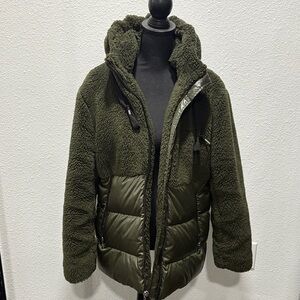 Vince Camuto Olive Green Puffer Jacket